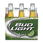 Bud Light Lime light beer with natural lime flavor, 12-fl. oz. Full-Size Picture